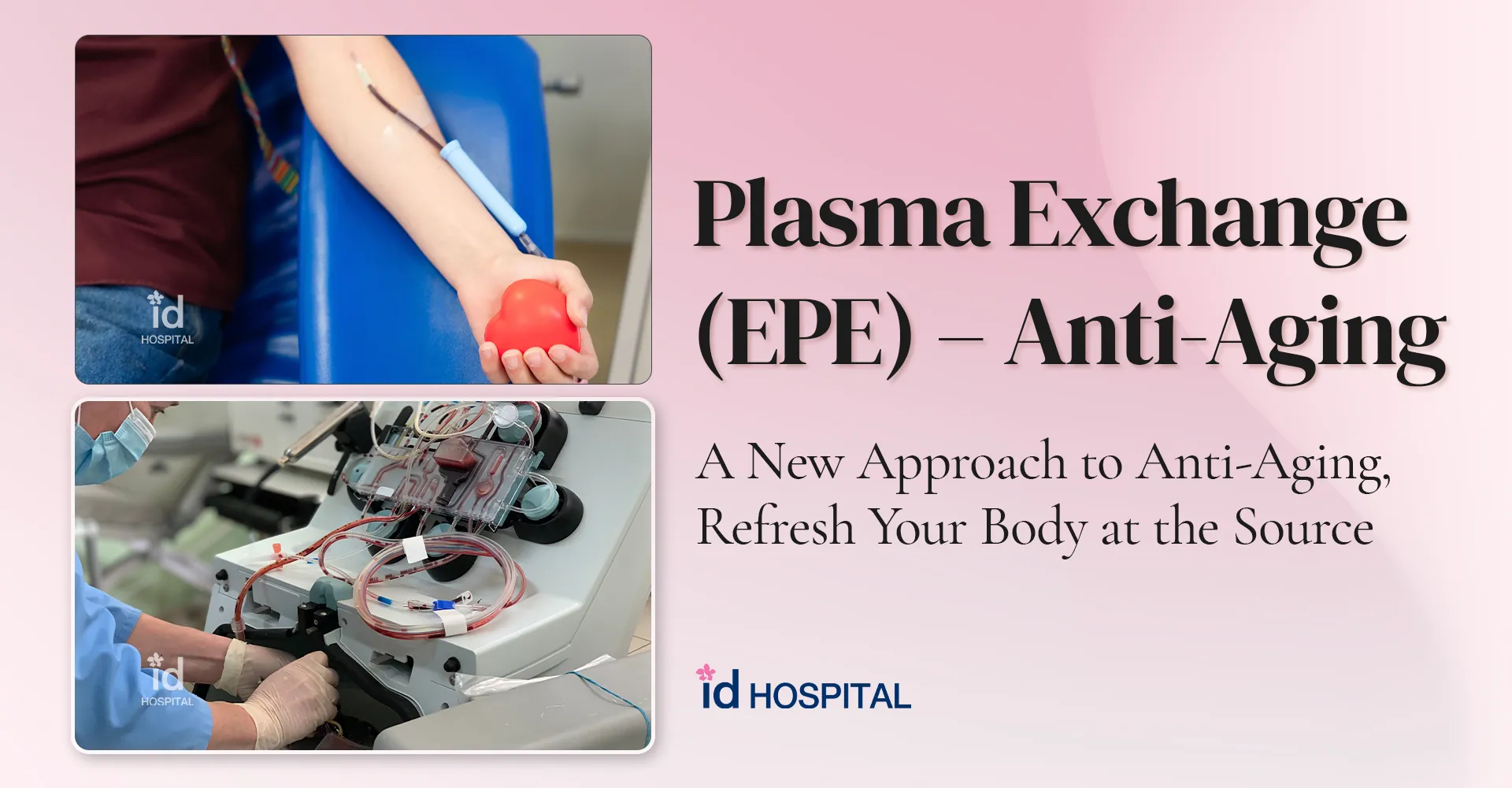 id Hospital - id blog - A New Reverse-Aging Solution That Restores the Body’s Natural Recovery Power: Plasma Exchange Therapy (id EPE)