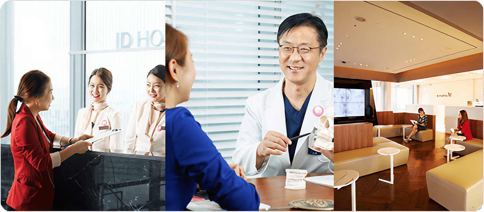 id Hospital - All staffs in id Hospital provide the level of national certified service - All medical teams and staffs acquired the national certification.