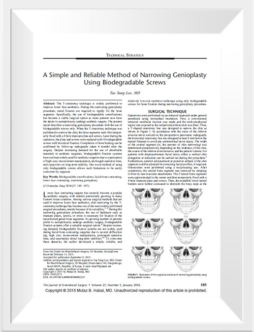 id Hospital - Research for beautiful facial contour - Thesis on undetectable Two-Jaw Surgery