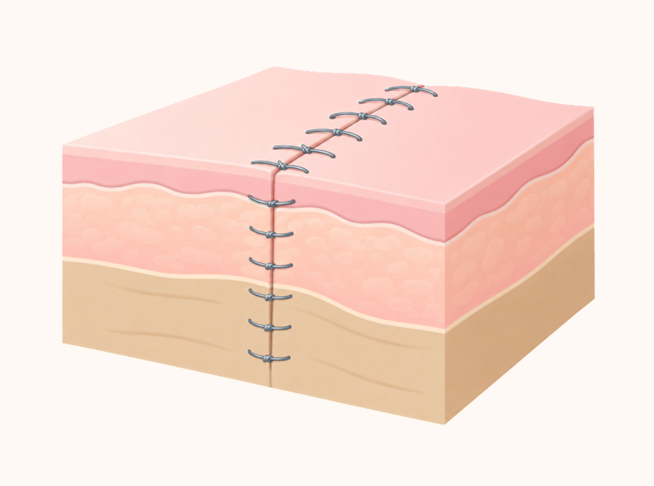 id Hospital - Tummy Tuck - Triple-Layer Suture Technique
