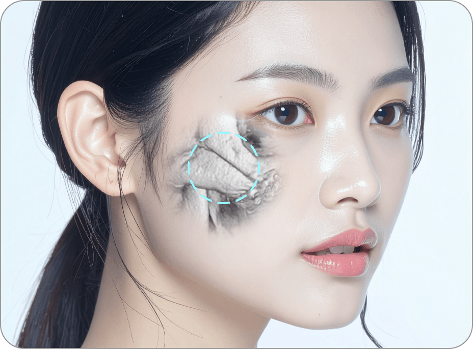id Hospital - 3 Types of Facial Contouring - Cheekbone Reduction Step 1